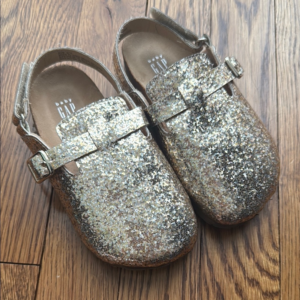 GAP Kids Gold Glitter Shoes